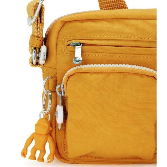 Kipling Albena Crossbody Bag with Pockets in Rapid Yellow - Picture 5 of 5